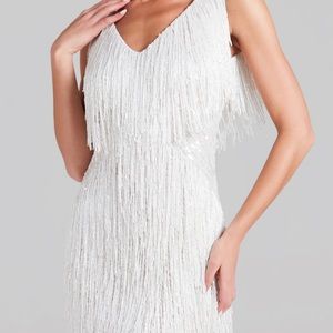 Nadine Merabi Sadie Dress in White